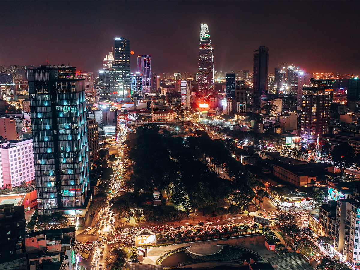 Ho Chi Minh de noche